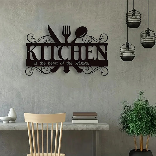 Art Deco Metal Kitchen Wall Art