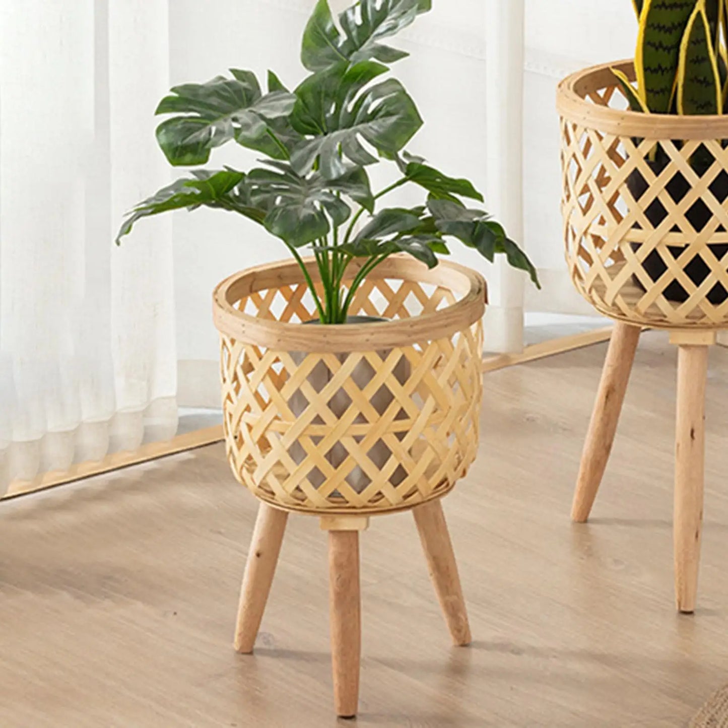 Hand Woven Flower Pot
