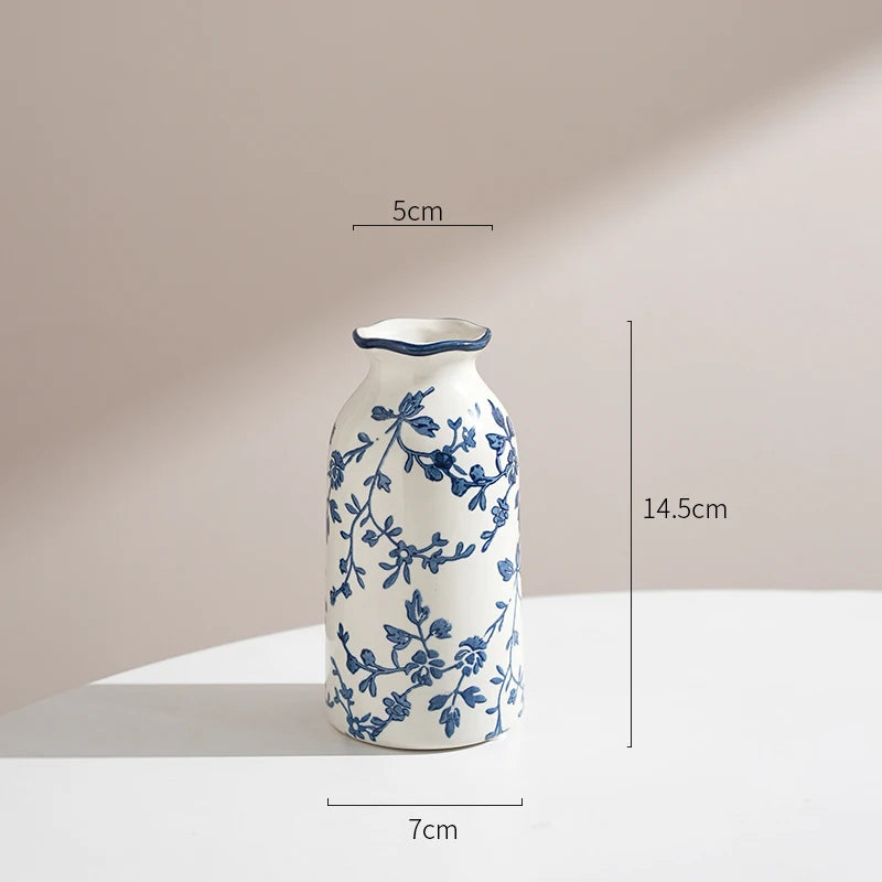 Blue and White Porcelain Vases