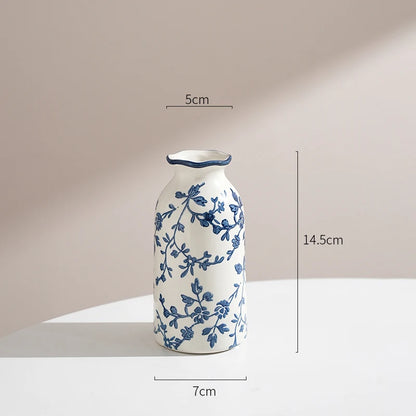 Blue and White Porcelain Vases
