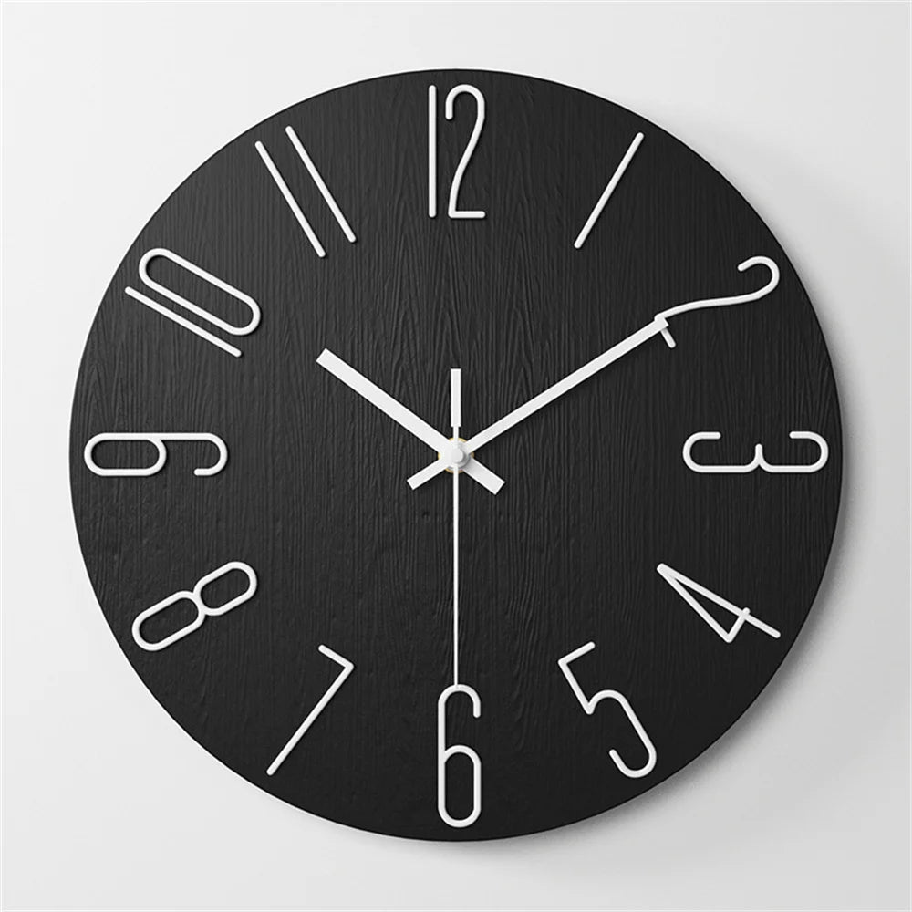 Wall Clock Battery Powered
