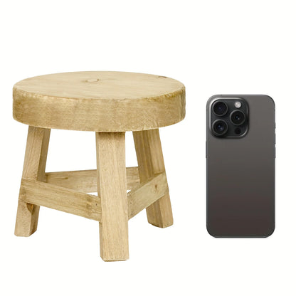 Wooden Mini Stool Display Stand