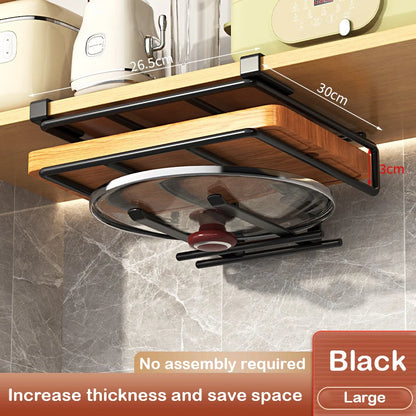 Kitchen Under Cabinet Basket Storage Shelf