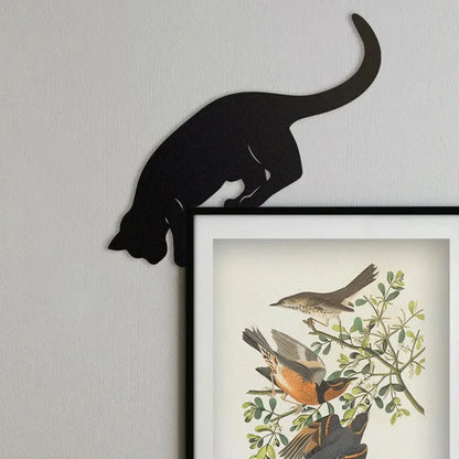 Cat looking down Door Topper Decoration