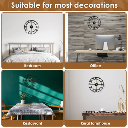 Iron Work Wall Clock