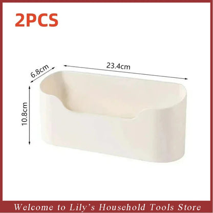 Wall-mounted Adhesive Storage Rack