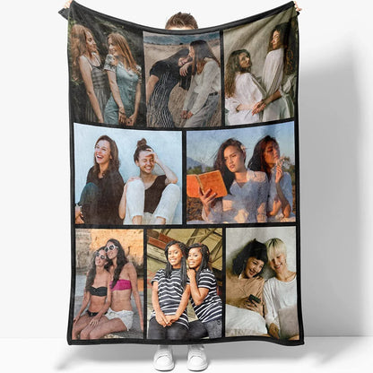 Custom Flannel Throw Blanket