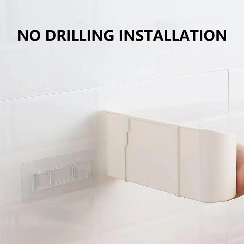 Wall-mounted Adhesive Storage Rack