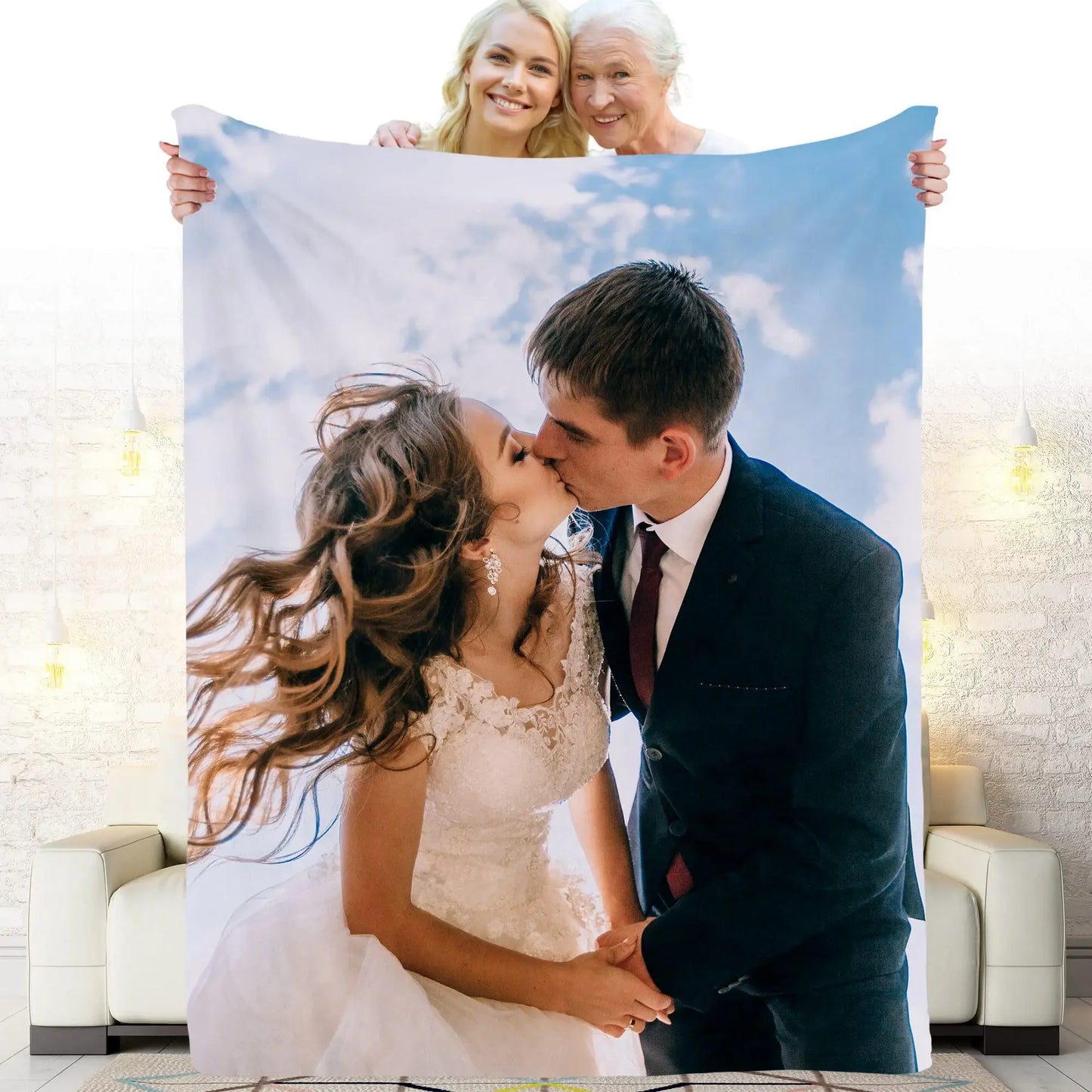 Custom Flannel Throw Blanket