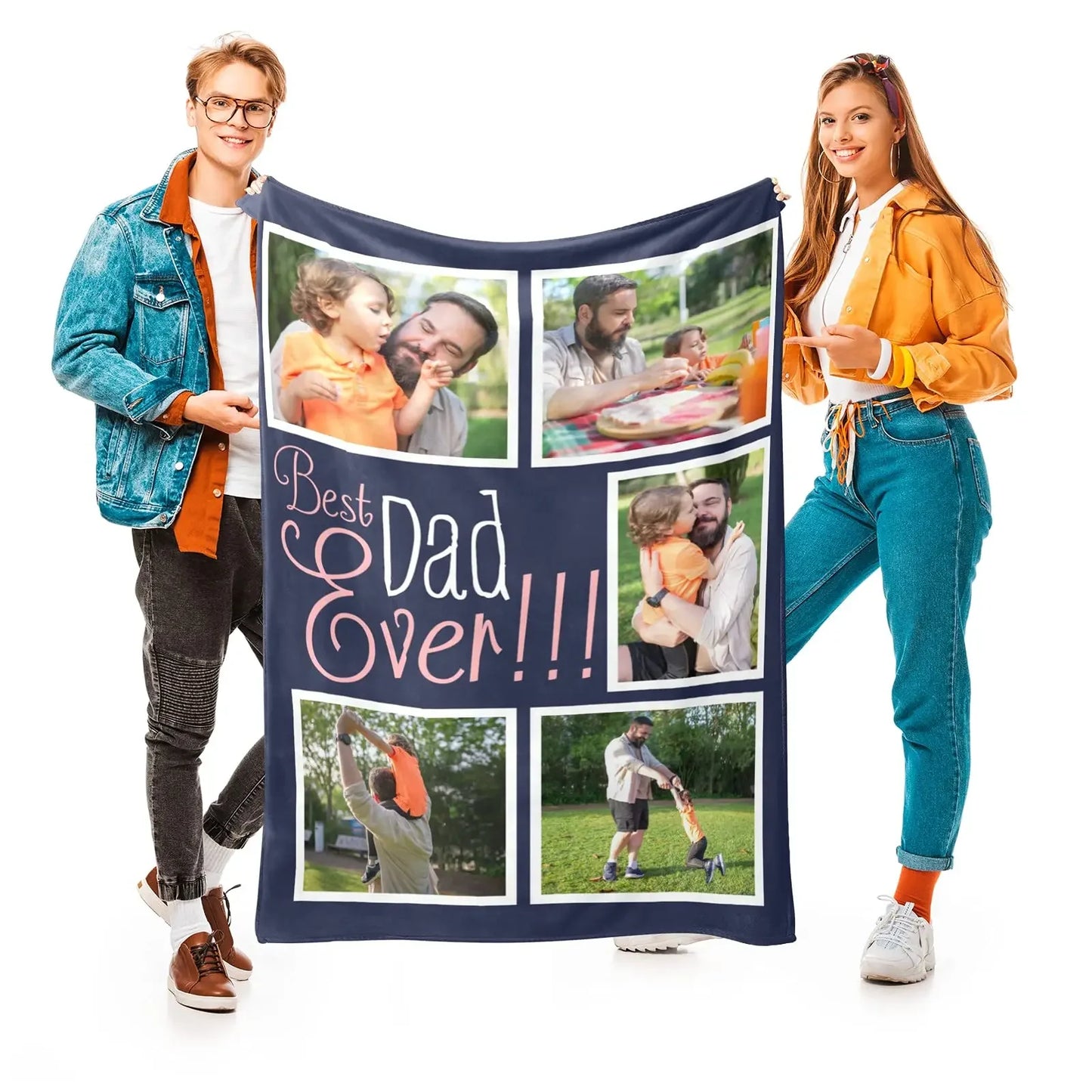 Custom Flannel Throw Blanket