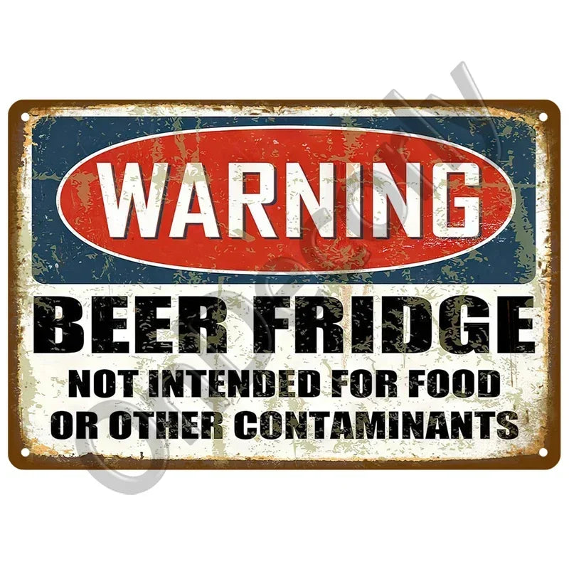 Retro Alcohol Brand Signs