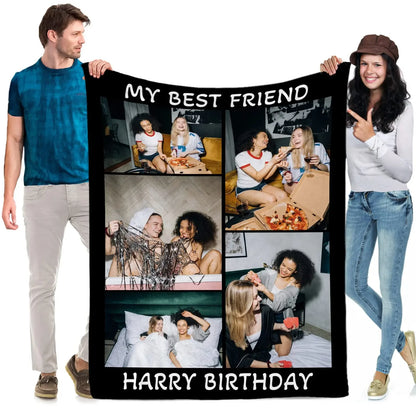 Custom Flannel Throw Blanket
