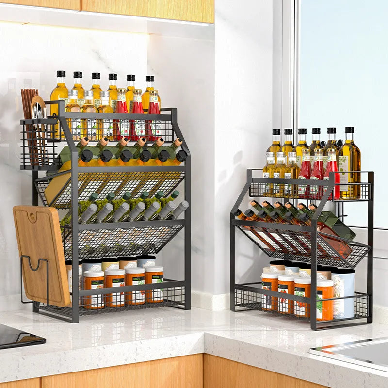 Kitchen  Multi-Tier Drawer Storage Rack