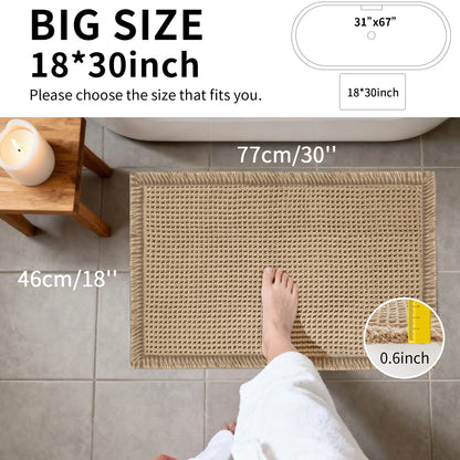 Waffle Bathroom Rugs