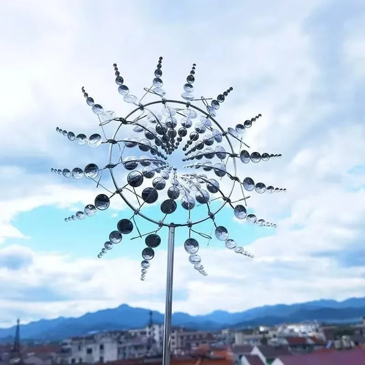 Outdoor Metal Windmill