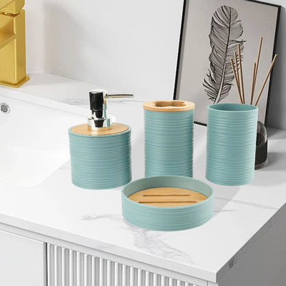 4 Pieces Bathroom Accessories-Soap Dispenser