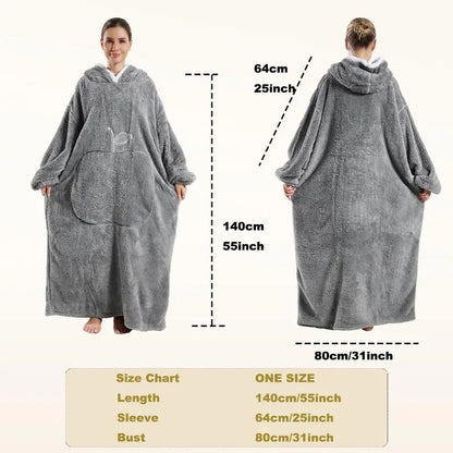 NEW Extra Long Wearable Blankets