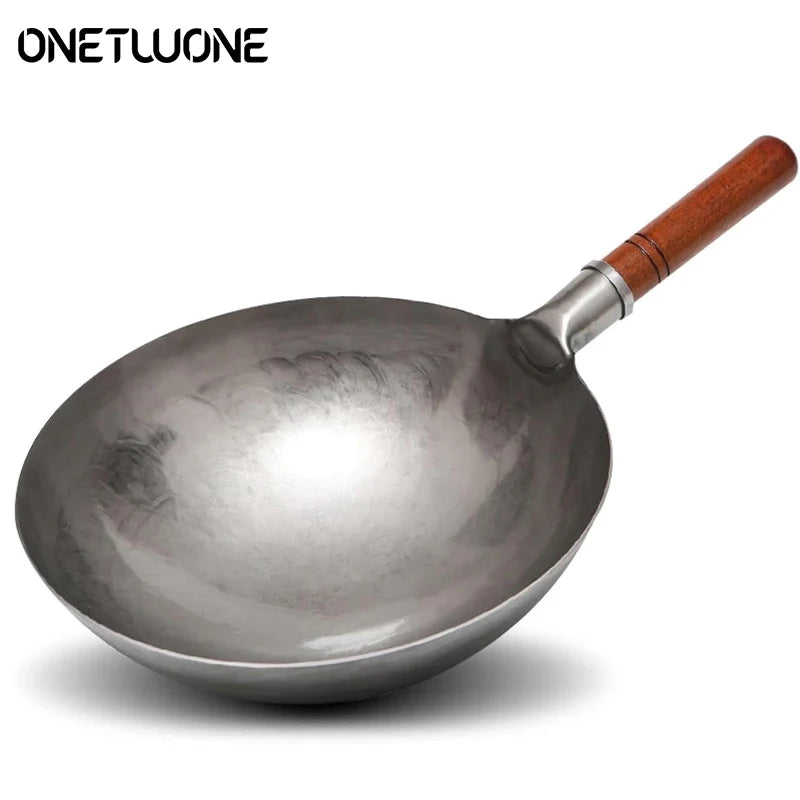Hand Hammered Wok