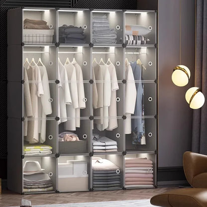Space Saving Modular Closet Small Shelves