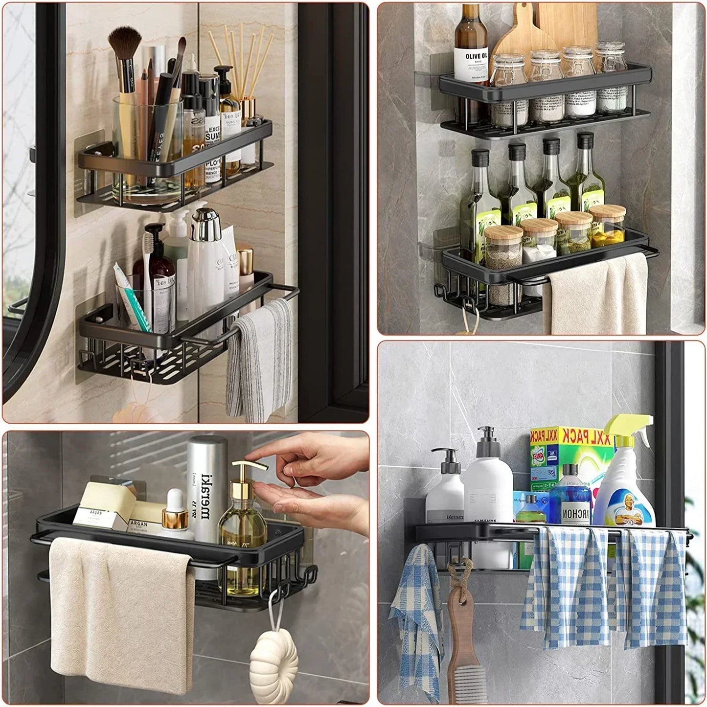 Bathroom/Kitchen Shelf Organizers