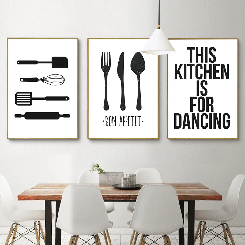 Kitchen Tableware  Canvas Paintings
