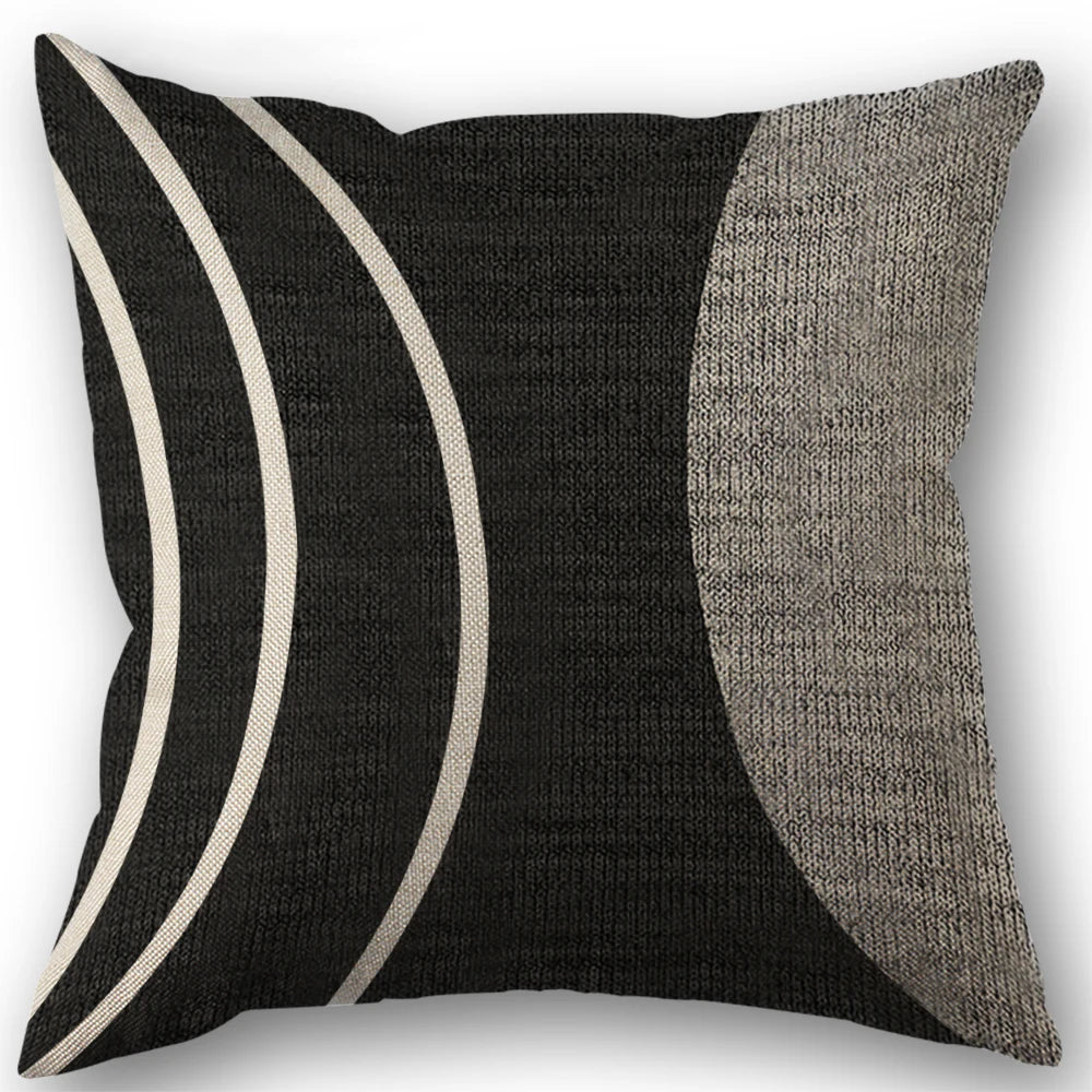 Modern Boho Abstract Geometric Pillow Cover