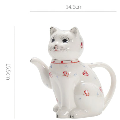 Ceramics Cat Teapot
