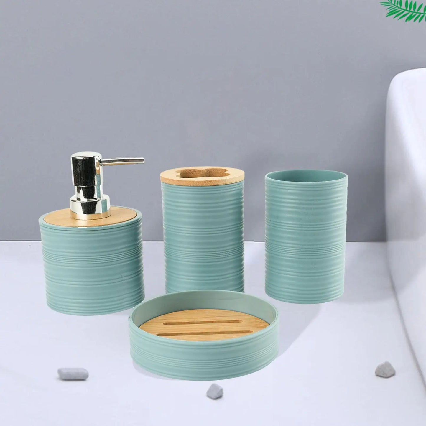 4 Pieces Bathroom Accessories-Soap Dispenser
