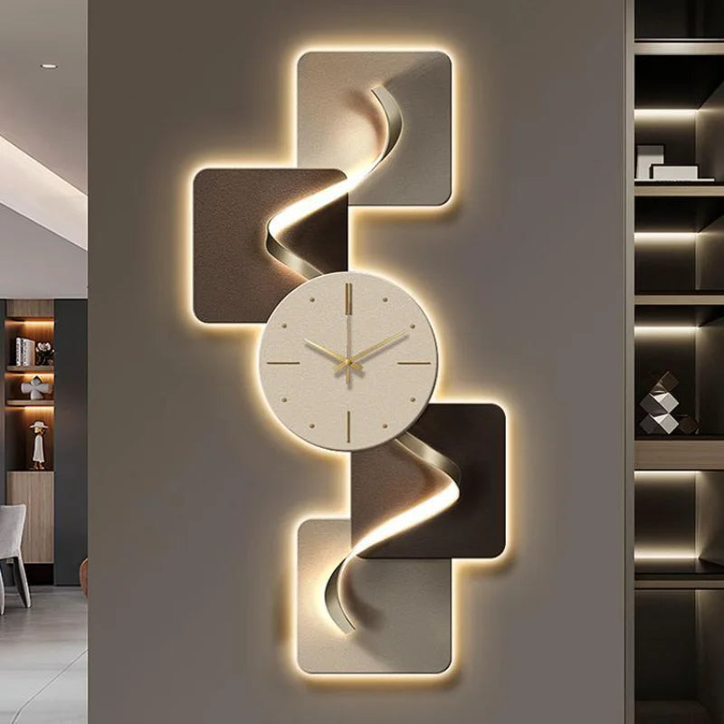 Modern Geometrical Wall Clock