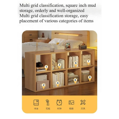 Bookcase, from one square up to eight