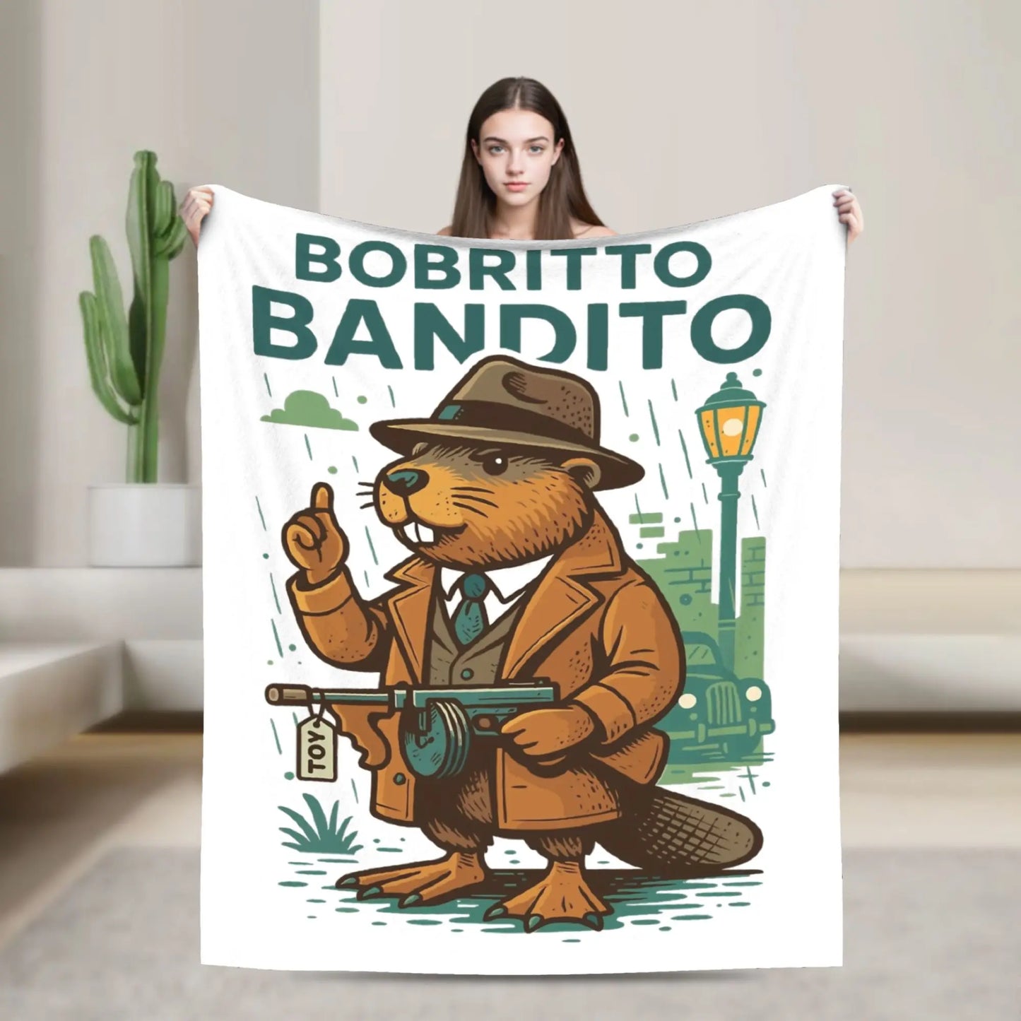 Italian Brainrot Meme Funny Blankets