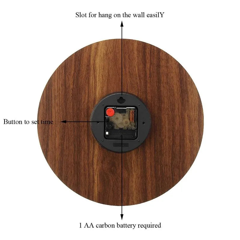 Luminous 12 inch Wall Clock