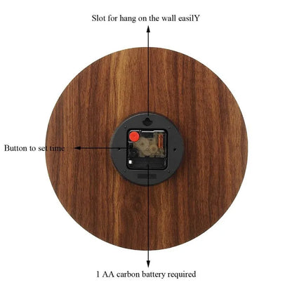 Luminous 12 inch Wall Clock
