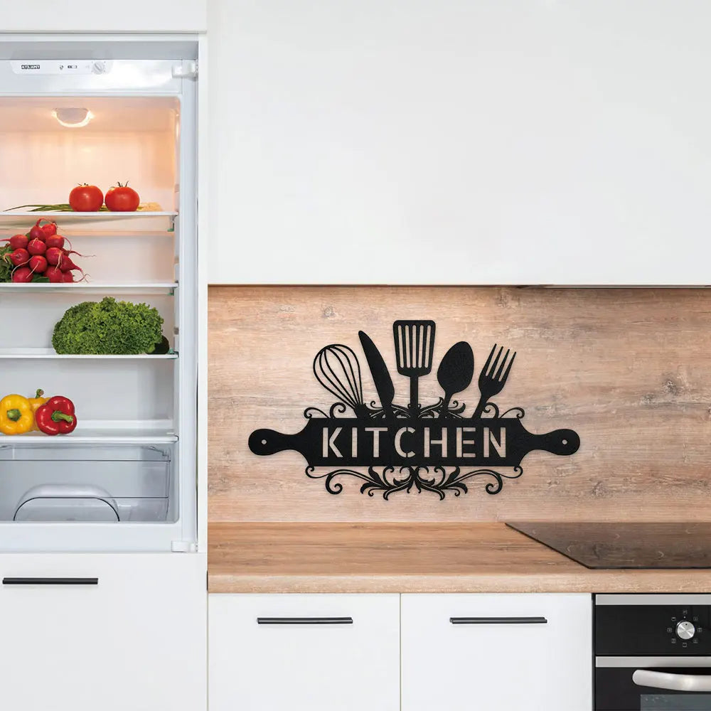 Kitchen Metal Decor