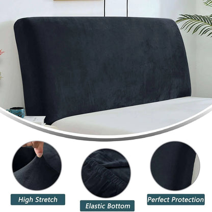 Velvet Bed Headboard Cover