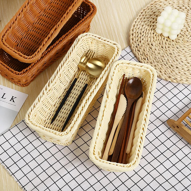 Kitchen Cutlery Storage Basket