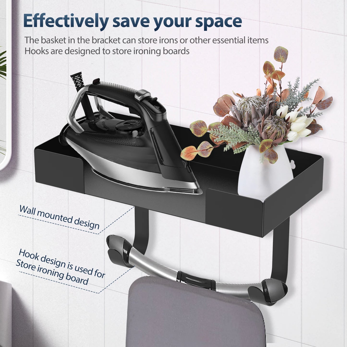 Ironing Board and Iron Storage