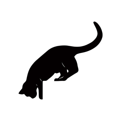 Cat looking down Door Topper Decoration
