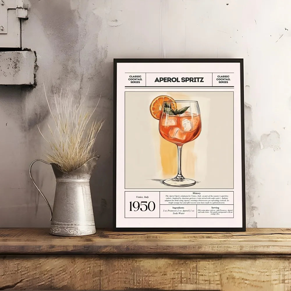 Cool Cocktail Wine Art