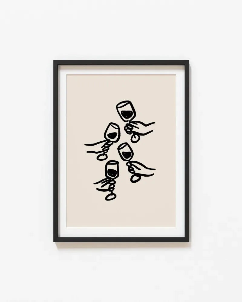 Wine Glass Alcohol Poster