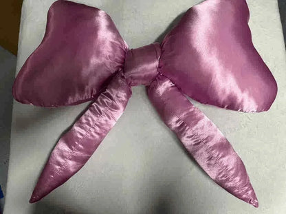 New Large Pink Satin Pillow