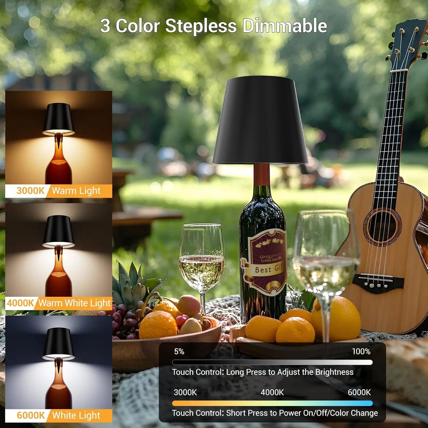 Bottle LED Lamp Desktop