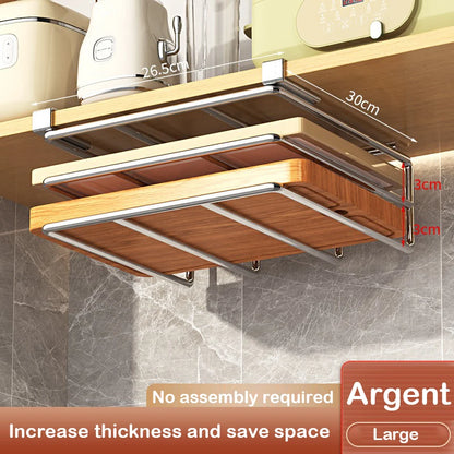 Kitchen Under Cabinet Basket Storage Shelf
