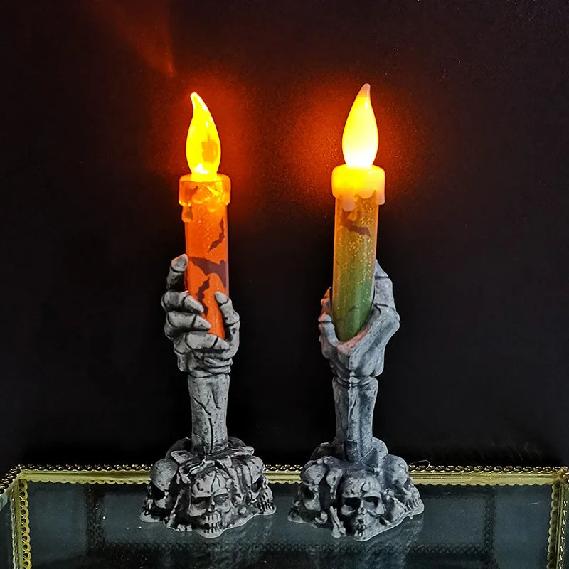 Halloween Skeletons Ghost Party Candles