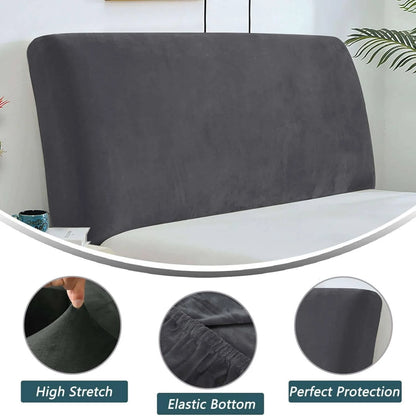 Velvet Bed Headboard Cover