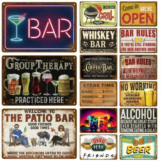 Retro Alcohol Brand Signs