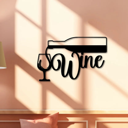 A Wine Glass Wall Art piece