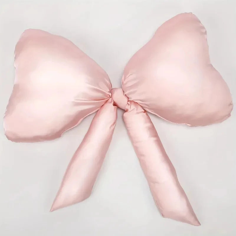 New Large Pink Satin Pillow