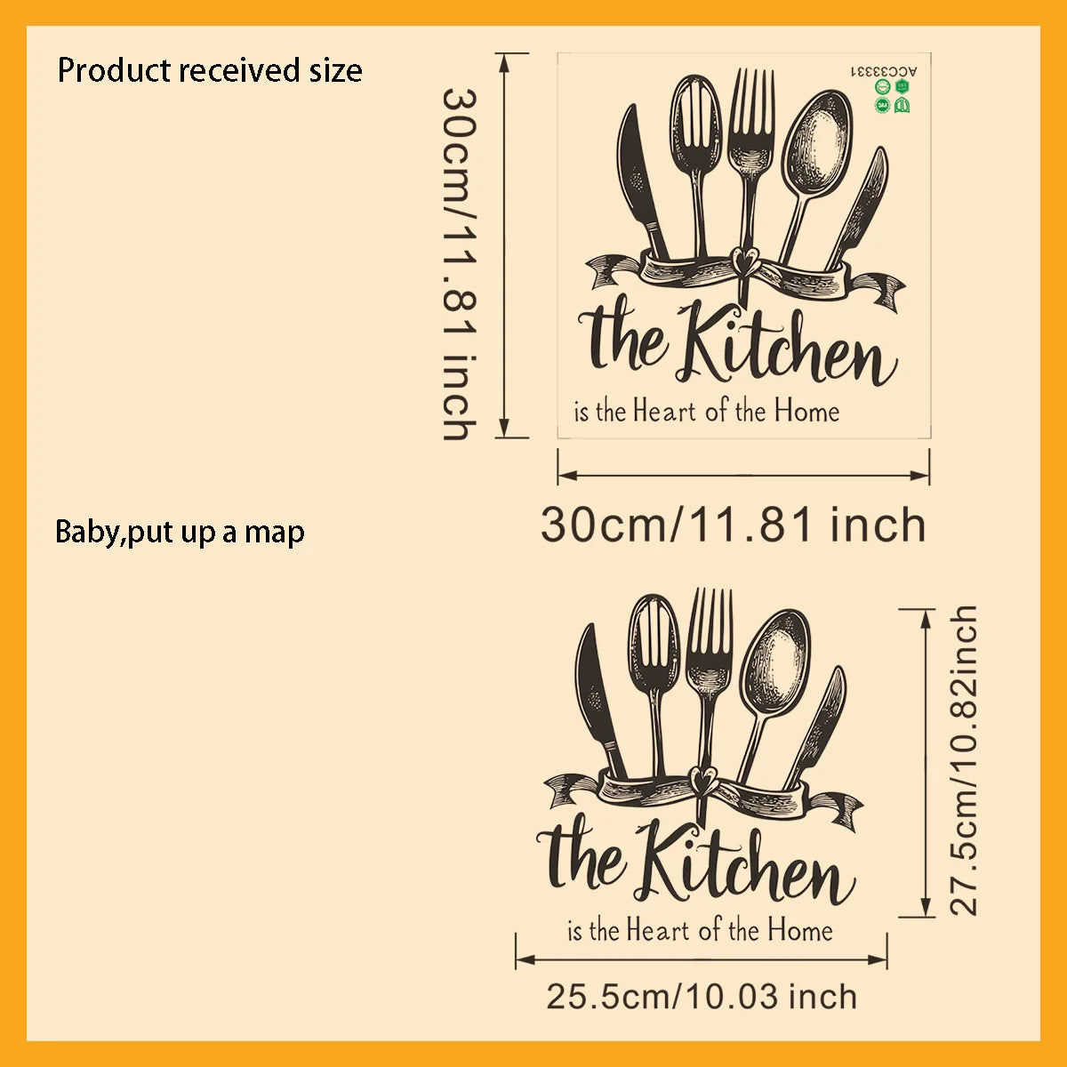 Kitchen Wall Decor Sticker