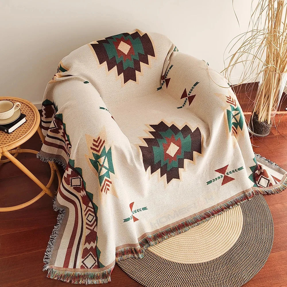 Aztec Blanket Throw Blanket